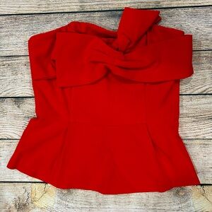 NWT Adelyn Rae for Anthropologie women’s coral strapless top size M